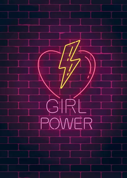 Girl Power. Тетрадь общая (А5, 48 л., накидки, клетка-стандарт) - фото 1