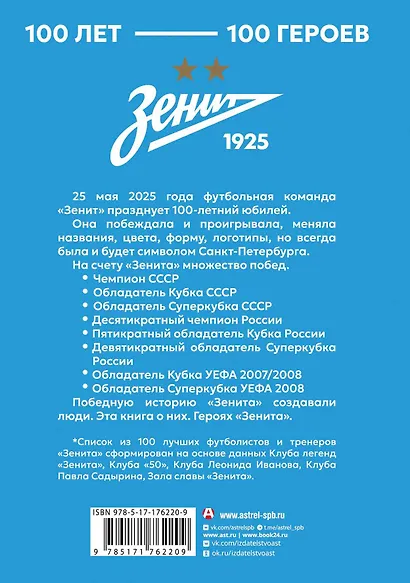 "Зенит". 100 лет — 100 героев - фото 2