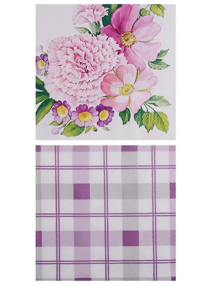 Набор салфеток для декупажа Нежный венок 2 шт. (211719/TL670024) (упаковка) - фото 1