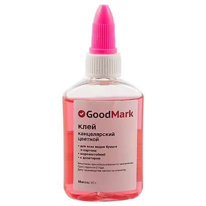 Канцелярский клей GoodMark, цветной, 40 гр - фото 2
