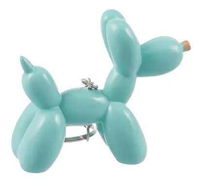 Брелок Собачка-шарик (мятная) (8х6) (керамика) (12-Foryoucraft-202506-D8) - фото 3