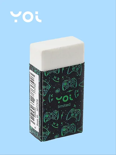 Ластик "Геймер" белый, Yoi - фото 2