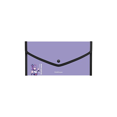 Папка-конверт Travel на кнопке "Soft Manga", обшитая, пластик, ErichKrause - фото 2