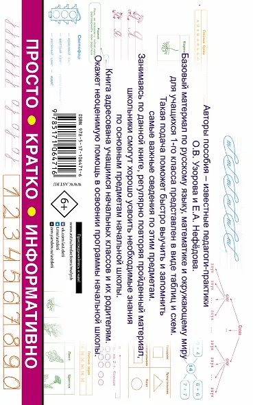 Все таблицы для начальной школы. Русский язык. Математика. Окружающий мир. 1 класс - фото 2