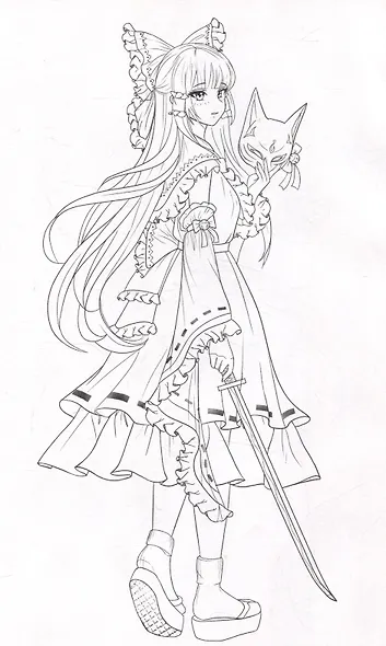 РАСКРАСКА А4 эконом. СУПЕР АНИМЕ - фото 5