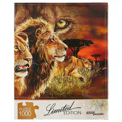 Пазл Найди 10 львов (Limited Edition) Step puzzle 1000 эл.,68*48см.. 79807 - фото 1