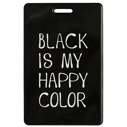 Чехол для карточек Black is my happy color (ДГ2021-283) - фото 1