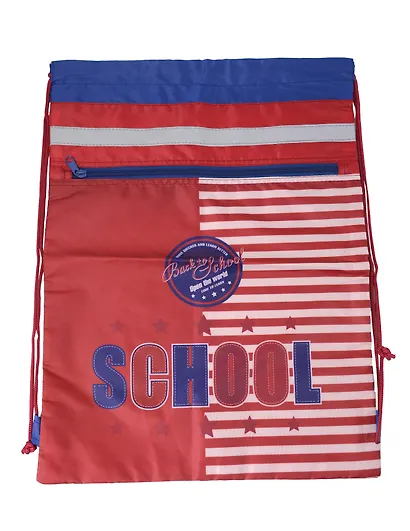 Мешок для обуви Феникс+ Пора в школу 36*48см, 1 отделение, карман на молнии, светоотражающая - фото 1