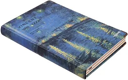 Книга для записей "Ван Гог. Звездная ночь над Роной" А5, твердая обложка - фото 2