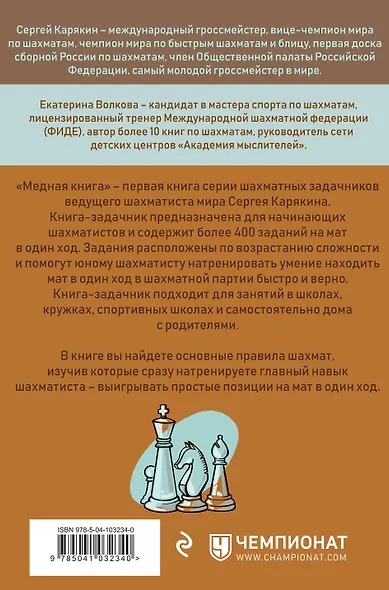 Шахматы: обучающий задачник. "Медная книга" - фото 2