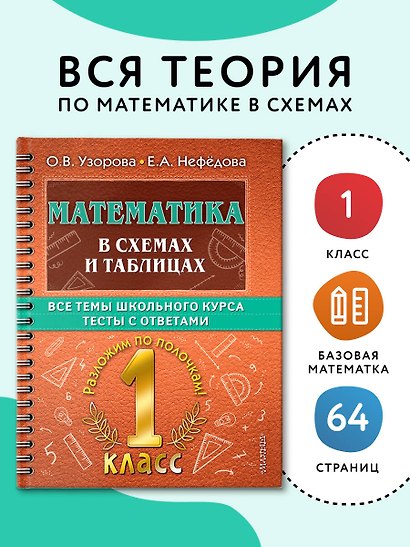 Математика в схемах и таблицах. Все темы школьного курса. Тесты с ответами. 1 класс - фото 4