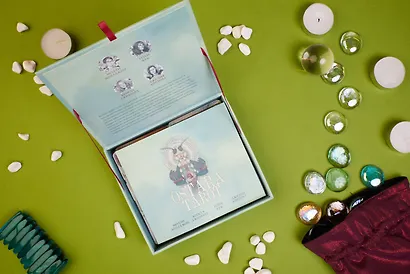 Ostara Tarot / Таро Остары (78 карт с серебряным обрезом и руководство для гадания) - фото 8