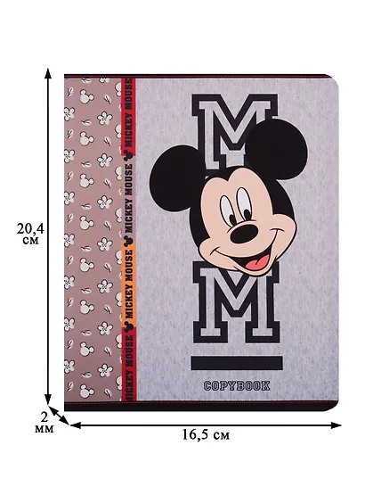 Тетрадь в клетку Hatber, "Микки Маус (Disney)", 24 листа, в ассортименте - фото 2