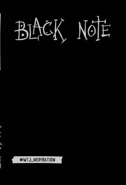 Креативный блокнот с черными страницами Black Note, 96 листов - фото 1