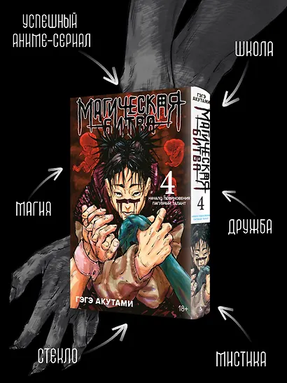 Магическая битва. Книга 4 (Том 7, 8) - Начало повиновения. Пагубный талант. (Jujutsu Kaisen). Манга - фото 5