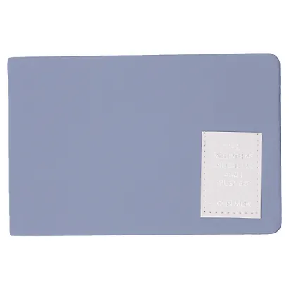 Еженедельник недат. 64л 160х105 "NUANCES" дымка, 7Б, иск.кожа, тв.переплет, тонир.блок, нашивка с тисн.фольгой, скругл.углы, ляссе, инд.уп - фото 1