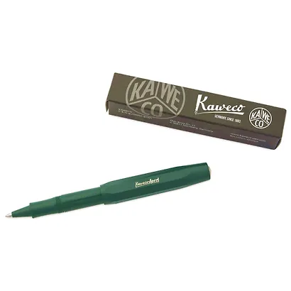 Подарочная ручка-роллер Kaweco Classic Sport 0,7мм, цвет чернил чёрный, зелёный корпус - фото 3