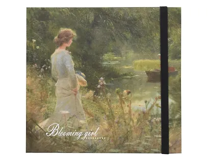 Скетчбук "Blooming girl" 230*220, 50 листов, 160г/м2, твердая обложка, в ассортименте - фото 3
