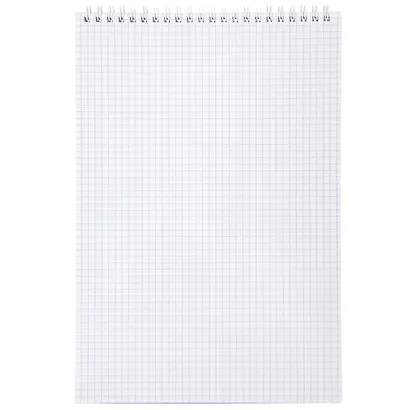 Блокнот А4, 80 листов в клетку "Velvet" черный, спираль - фото 3