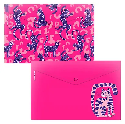 Папка-конверт А4 на кнопке "Pinna Kotta", ассорти, Erich Krause - фото 1