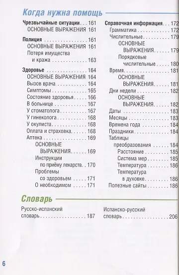 PREMIUM Испанский разговорник и словарь - фото 5