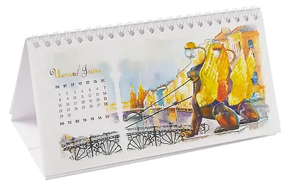 Календарь 2026г 220*120 СПб "Стрелка В.О." настольный, домик - фото 4