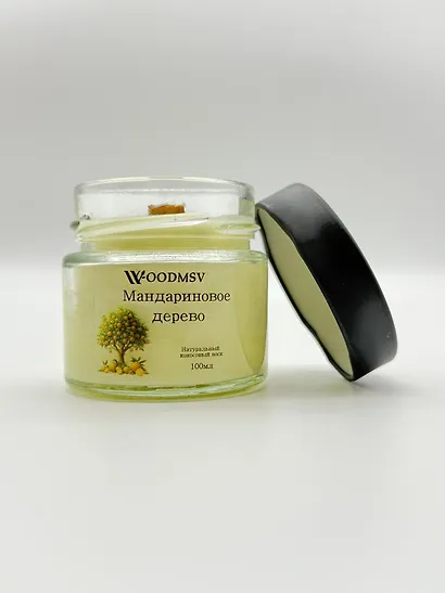 Свеча ароматическая Мандариновое дерево (100мл) (100-МД) - фото 2