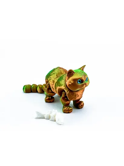 Фигурка 3D Кот Морис (пластик) (14х5) (1356) - фото 1