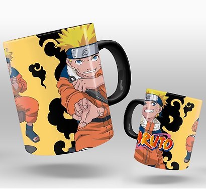 Кружка-хамелеон Naruto Shippuden (керамика) (315мл)(ARTM313) - фото 2