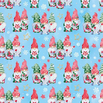 Бумага упаковочная 70*100см "Веселый Новый Год" НГ,инд.уп., ассорти - фото 7