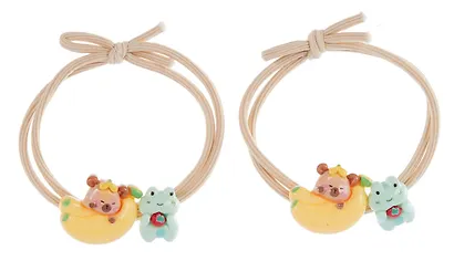 Набор резиночек «Капибара и лягушка», 2 штуки, пластик, Lafilaf - фото 3