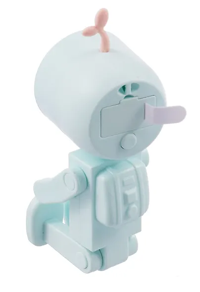 Мини-лампа LED Робот (мятная) (пластик) (10х4) (12-LIGHT-533) - фото 6