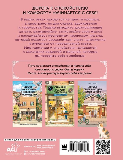 Взрослые прописи-антистресс. Для тех, кто устал и хочет уюта. Исцеляющая Корея - фото 2