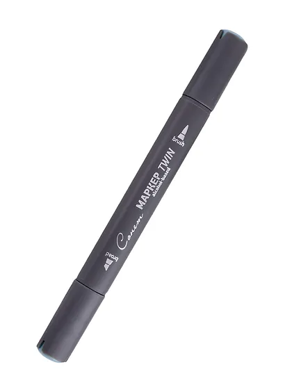 Маркер художественный "Сонет" Twin Brush сине-серый 7, Сонет - фото 1