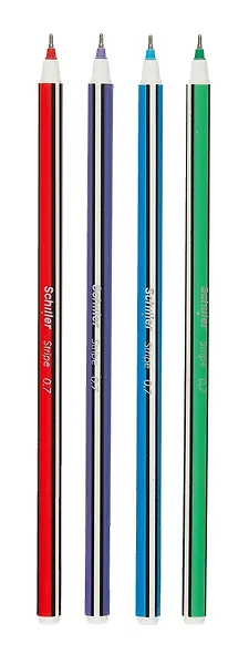 Ручка шариковая Schiller, Stripe, синяя 0,7 мм, в ассортименте - фото 9