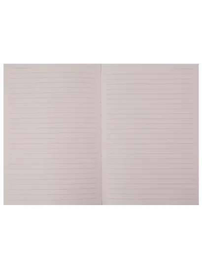 Книга для записей А5 96л лин. "Magic Note. Серый" иск.кожа, интегр.обл., термотиснение, тонир.блок, ляссе, инд.уп. - фото 2