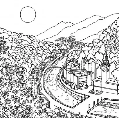 Путешествие по России. Раскраска-антистресс для работы карандашами, маркерами и гелевыми ручками (Кижи) - фото 4