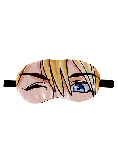 Маска для сна Аниме Глаза (голубые) (пакет) - фото 1