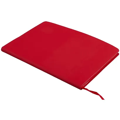 Книга для записей А5 80л "Soft Touch. Пламенный красный" иск.кожа, инт.обл., лин., тчк., нелин., ляссе, инд.уп. - фото 2