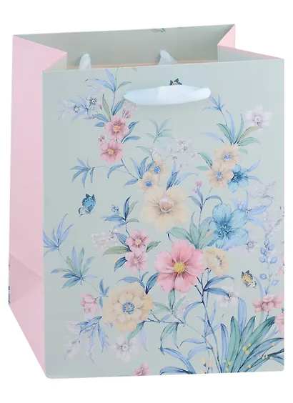 Пакет А5 23*18*10 "Цветочная красота" жен., бум.мат.ламинат - фото 1