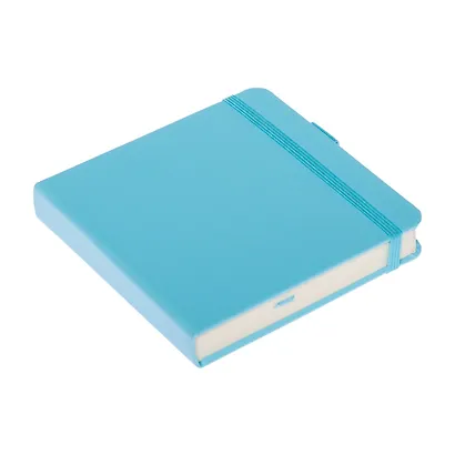 Скетчбук 12*12 80л "Sketchmarker"  небесно-голубой, 140г/м2, слоновая кость, тв.обл. - фото 3