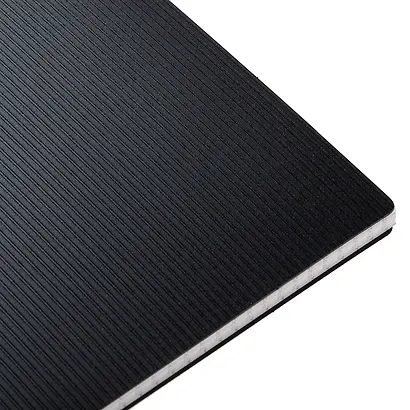 Блокнот А4, 80 листов в клетку "Velvet" черный, спираль - фото 2