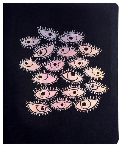 Тетради А5 48л кл. "TOTAL BLACK. Play" цветной диз.картон, тиснение фольгой Голография - фото 5