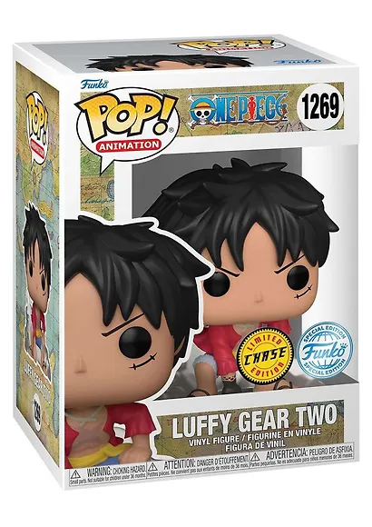 Фигурка Funko POP! Animation One Piece Luffy Gear Two w/Chase (Exc) (1269) (Fun62646) - фото 4