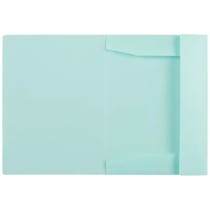 Папка на резинке А5 "Pastel" пластик 0.5мм, ассорти - фото 2