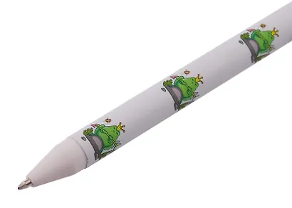 Ручка шариковая автоматическая синяя "Жабка. Синяя" - фото 3