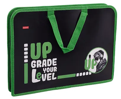 Папка для тетрадей А4 "LET'S GO PLAY-" 34*24,5*3,5см, пластик, молния, текст.ручки - фото 1