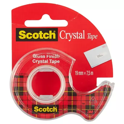 Клейкая лента Scotch Crystal 19 мм х 7.5 м - фото 1