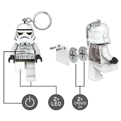 LEGO Star Wars: Брелок-фонарик для ключей StormTrooper (LGL-KE12H) - фото 8
