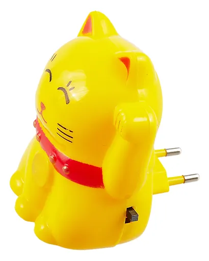 Ночник Котик Манэки-нэко (220V) (пластик) (9х8) (блистер) (12-18688-164) - фото 4